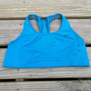 Nike sports bra blue dri-fit